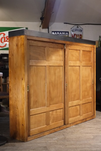 meuble de metier classeur  ancien a pot